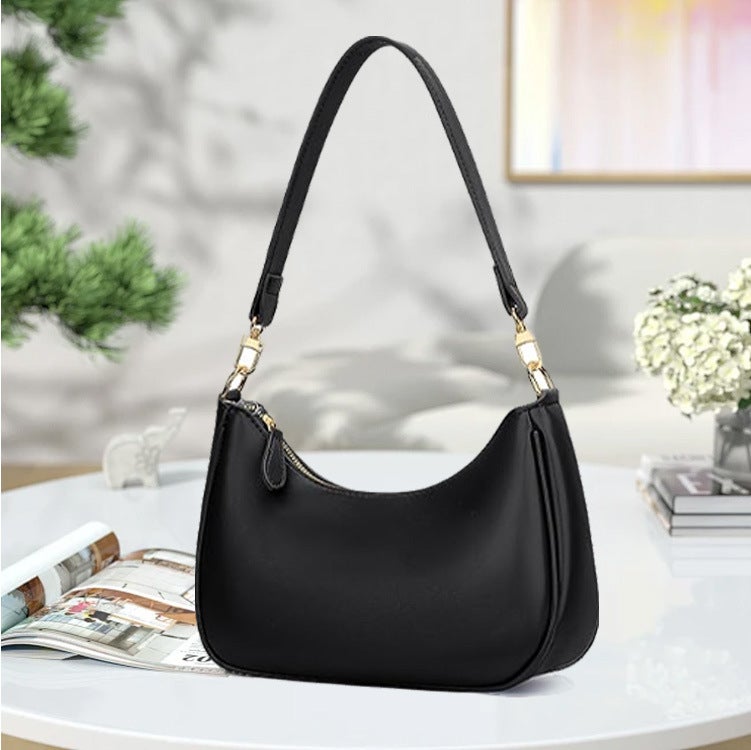 Women's PU Shoulder Bag - Minimalist Crossbody Tote for Summer - Image 1