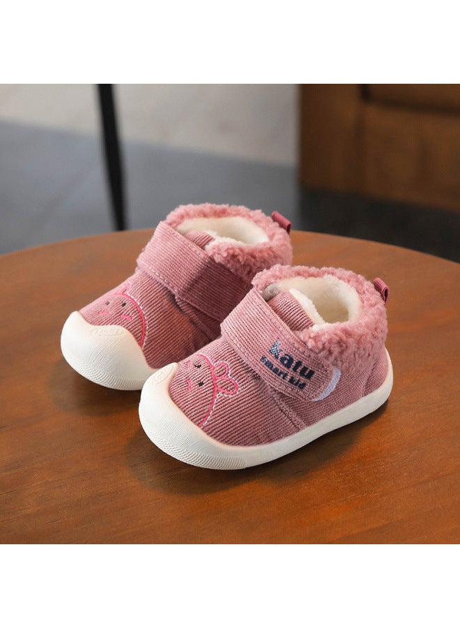 Baby Shoes Autumn And Winter New Season Men's Baby Women Thickened Cotton Toddler Shoes 0-1 12 Years Old Shoes Soft Bottom