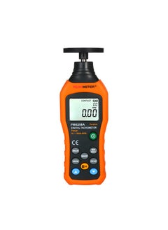 Digital Tachometer Handheld Contact Motor Tachometer LCD Speedometer Tach RPM Meter Contact-type Digital Tachometer Wide Measuring Rang 50～19999rpm