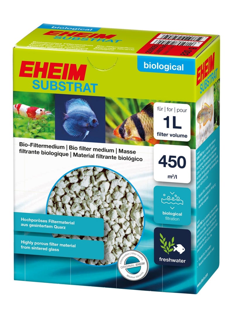 EHEIM SUBSTRAT 830g 1l filter media - Image 1