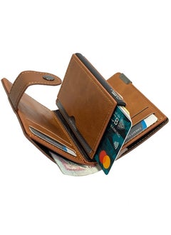 Classic Milano Classic Milano Faux Leather RFID Blocking Pop Up Wallet for Men and Women - Automatic Card Holder Wallet with Pop-up Design - Secure, Compact Credit Card Holder for Men - Stylish Wallet for Men & Women’s RFID Card Wallet  - Image 3