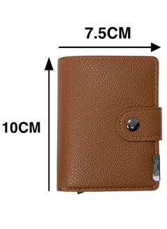 Classic Milano Classic Milano Faux Leather RFID Blocking Pop Up Wallet for Men and Women - Automatic Card Holder Wallet with Pop-up Design - Secure, Compact Credit Card Holder for Men - Stylish Wallet for Men & Women’s RFID Card Wallet  - Image 4