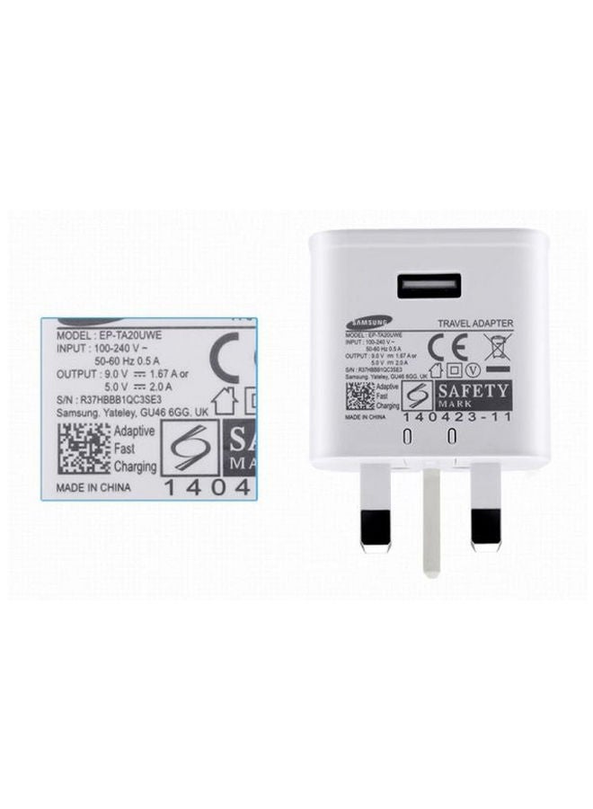 NIBEMINENT Adaptive Fast Charging Adapter With Cable White  - Image 3