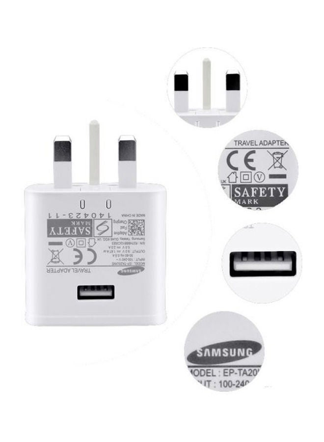 NIBEMINENT Adaptive Fast Charging Adapter With Cable White  - Image 4