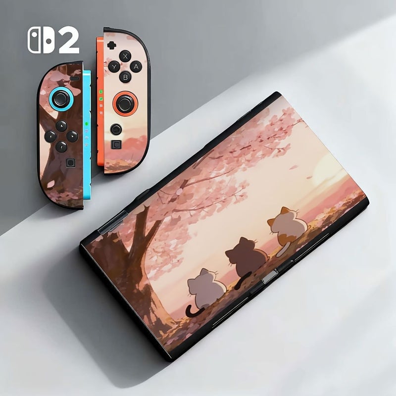 غلاف واقي لجهاز نينتندو سويتش OLED بتصميم ثلاث قطط صغيرة، TPU خفيف الوزن - Image 5