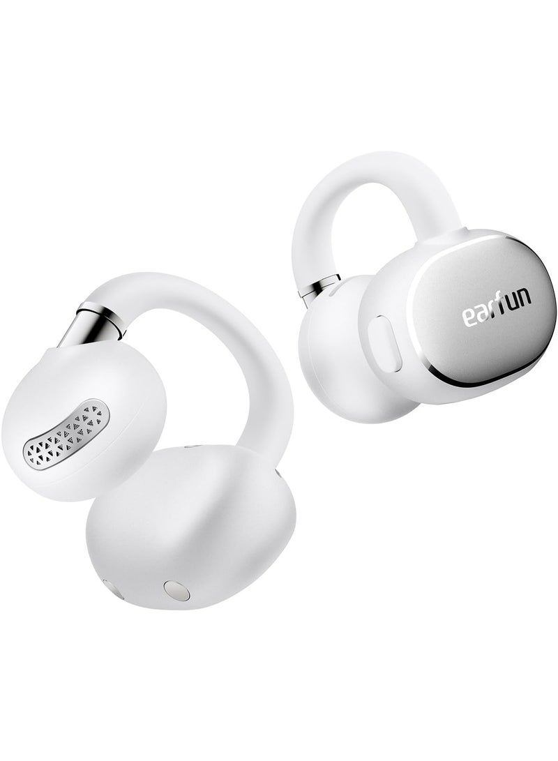 إيرفن سماعات EarFun Clip 2 المفتوحة للأذن بتصميم Clip On، صوت Hi-Res مع LDAC، محرك تيتانيوم 12 مم، 4 ميكروفونات بمكالمات مدعومة بالذكاء الاصطناعي، ترجمة فورية لأكثر من 100 لغة، ثبات مريح، تشغيل حتى 40 ساعة، Bluetooth 6.0 للرياضة والجري - Image 1