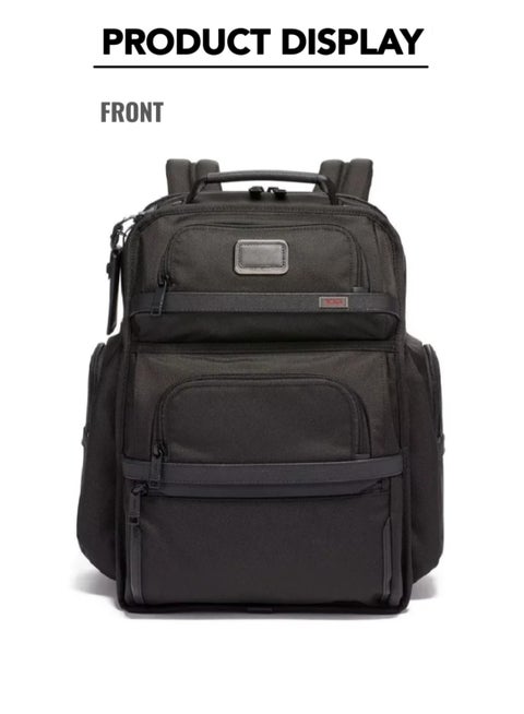 تويمي ألفا 3 رجال سليم الحل حقيبة كمبيوتر محمول قرص الأعمال حقيبة الظهر ، كلاسيك رصاصة والدليل على النايلون ، أسود ، حجم واحد