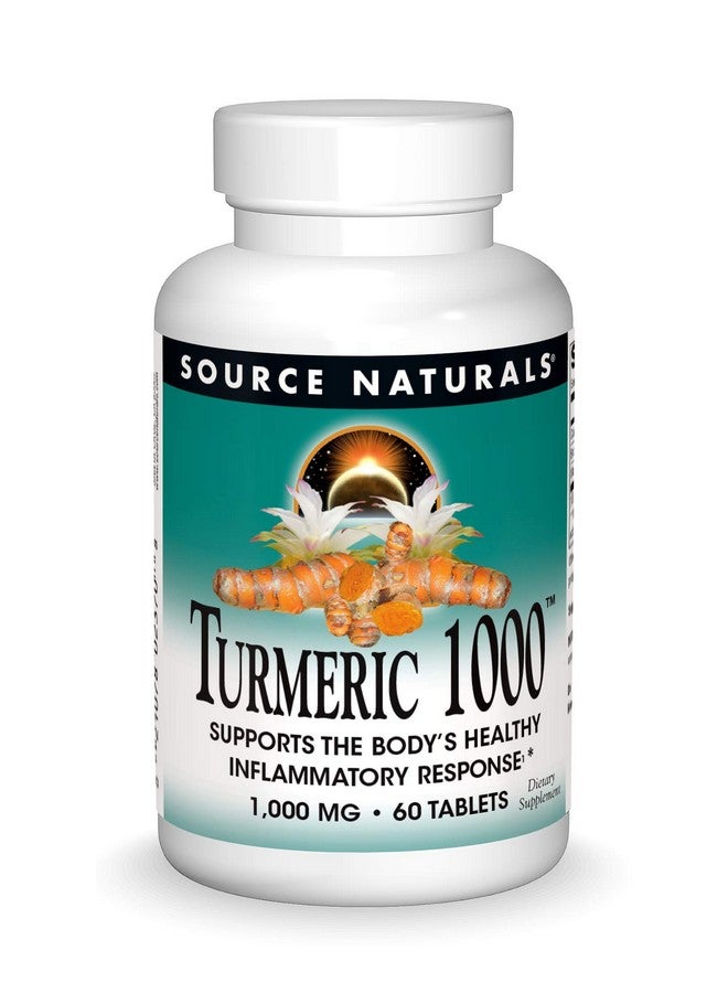 Source Naturals Turmeric 1000, Supports The Body’s Healthy Inflammatory Response*, 1,000mg - 60 Tablets - Image 1