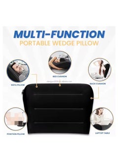 Relax Smart Leg Pillow Inflatable Portable Body Pillow for Sleeping, Leg Elevation on Bed, Sofa, Travel, Camping  - Image 4