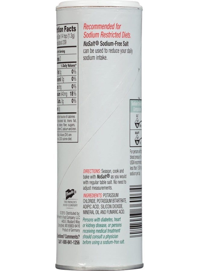 Create and Bundle Original NoSalt 11 OZ - Premium Sodium-Free Salt Substitute, Perfect for Low Sodium Diets, Delivers Real Salt Taste, Ideal for Heart Health (Pack of 1) + Create Sticker - Image 3