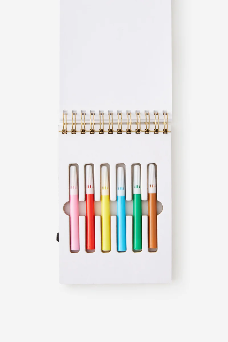 Typo Colour In Sticker Book
