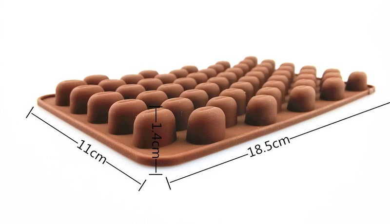 yueton 55 Cavity Silicone Coffee Beans Mold Chocolate Candy Ice Cube Tray Cake Decoration Bakeware Mould Maker - Image 4