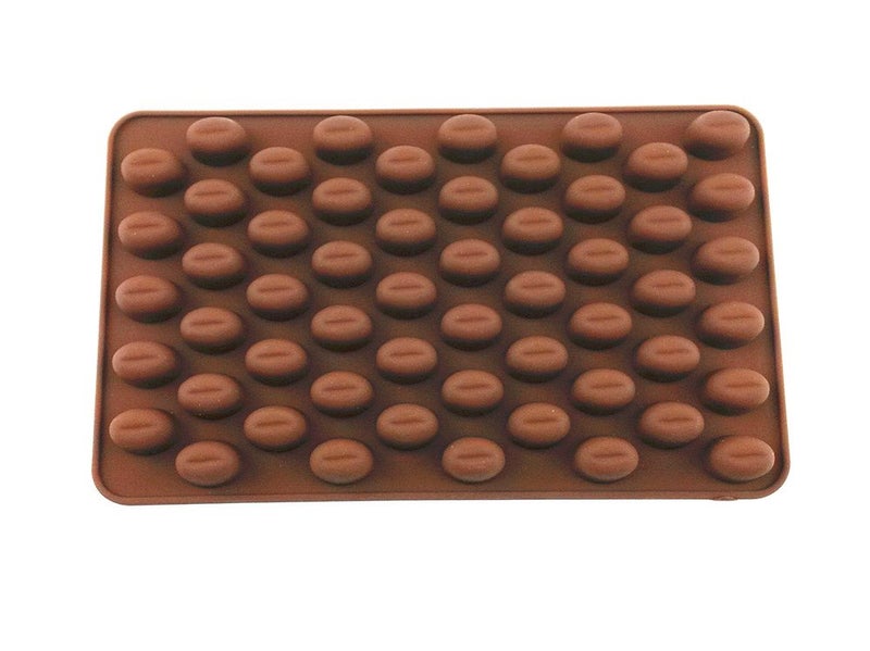 yueton 55 Cavity Silicone Coffee Beans Mold Chocolate Candy Ice Cube Tray Cake Decoration Bakeware Mould Maker - Image 1