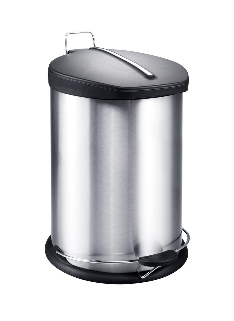 Home Maker 20L Stainless Steel Step Bin – Fingerprint-Resistant, Soft-Close Lid, Hands-Free Pedal for Home & Office  - Image 1