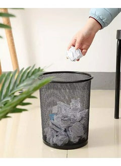 Generic Metal trash can, chic design, durable material, practical for daily use, small size L  - Image 5