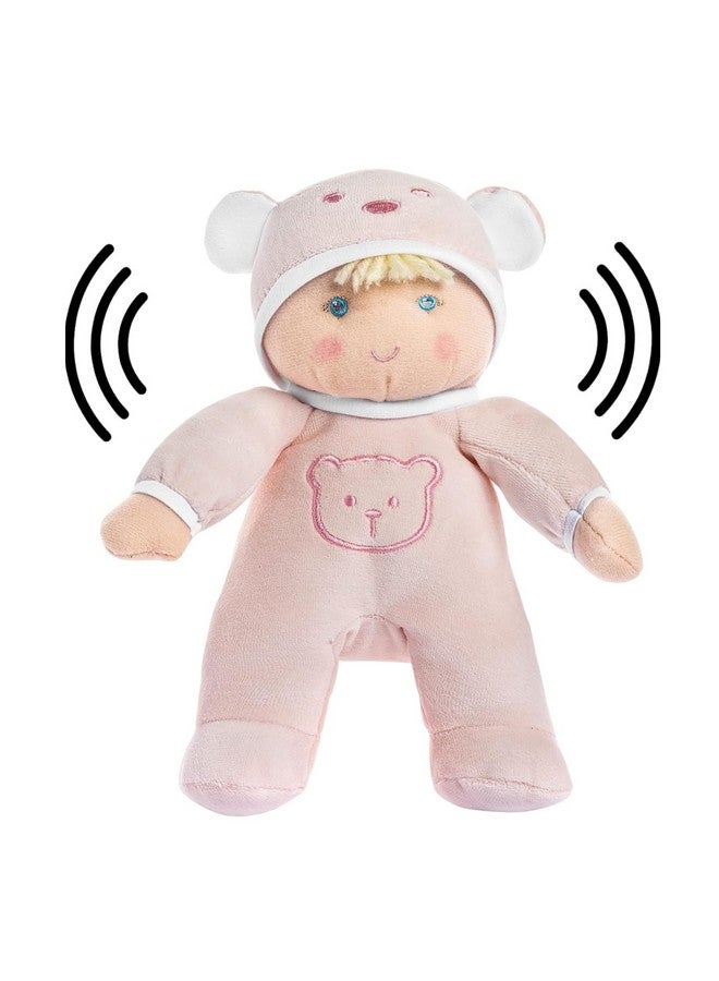 Genius Baby Toys Genius Baby Girl Doll - My First Pink Doll with Rattle, No Hard Parts, Made for Hugs and Cuddles, Unique for Baby Showers - Image 1