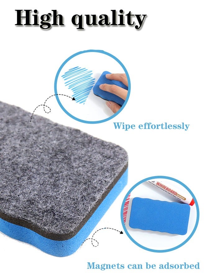 GBQ 9PCSWhiteboard Marker Set with 4PCS Whiteboard Marker Red, Black, Blue, Green 4PCS Whiteboard Magnet 1PCS Whiteboard Eraser For Home, School, Office - Image 5