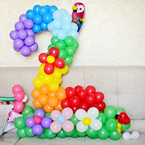 Neo LOONS® 100 pcs 5" Standard Green Premium Latex Balloons - Great for Kids, Adult Birthdays, Weddings, Receptions, Baby Showers, Water Fights, or Any Celebration - Image 3