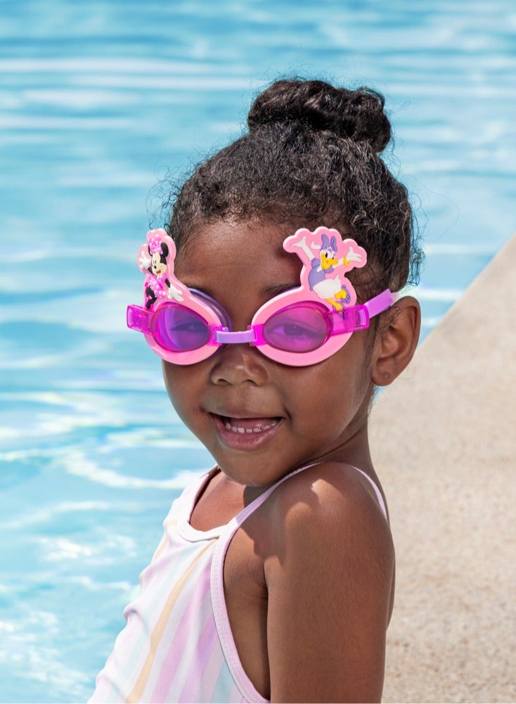Bestway Cartoon Animation - Disney - Mickey Mouse & Friends - Minnie Mouse - Swim DELUXE Goggles - Image 2