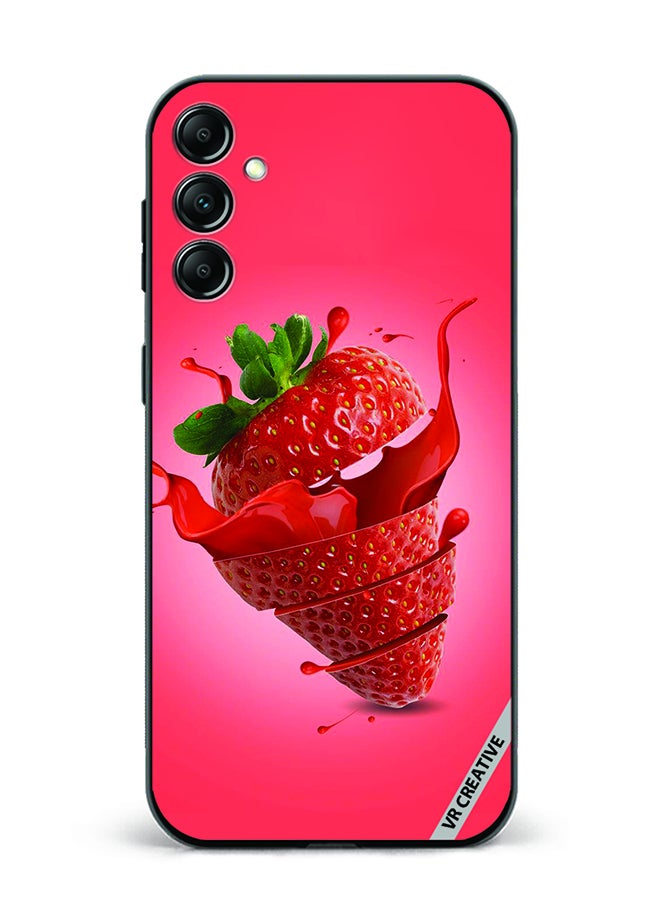 VR CREATIVE Protective Case Cover For Samsung Galaxy A55 Strawberry Design Multicolour - Image 1