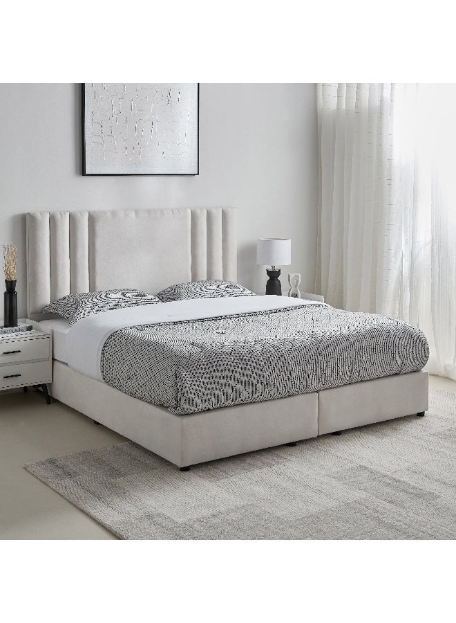 Home Box Curvy Galaxy King Upholstered Bed 205 x 125 x 180 cm  - Image 1