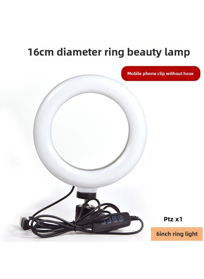Ring Fill Light Live Fill Light Led Ring Light 6-inch 10-inch Anchor Beauty Light Tripod Live Light-Color:16cm Fill Light