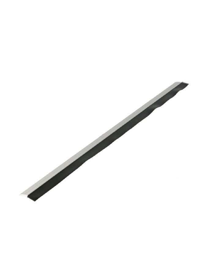 Mazaya Durable AluminiumTop Notch Door Bottom Seal White and Black 120 cm WST-R2-120WH