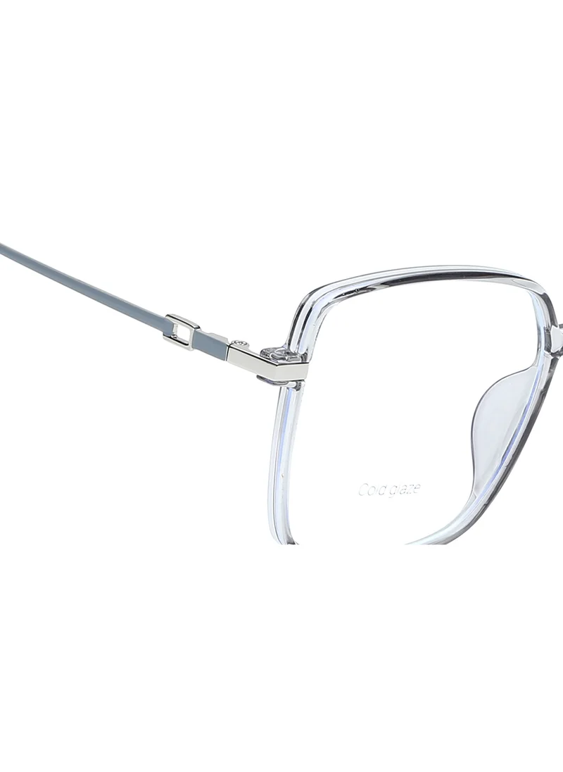 fastrack Grey Square  Rimmed Eyeglasses