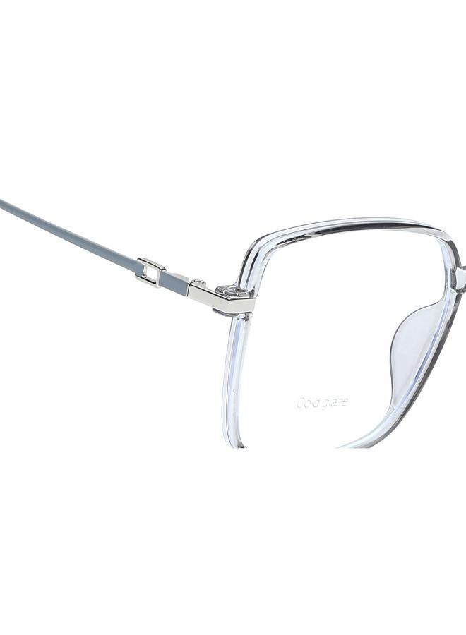فاستراك نظارات طبية مربعة بإطار رمادي - Image 5