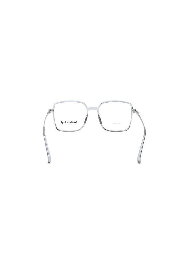 فاستراك نظارات طبية مربعة بإطار رمادي - Image 4