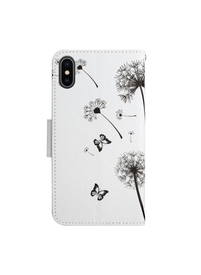 S-TOP Case For iPhone X / XS Painted Pattern Horizontal Flip Leather Case with Holder & Card Slot & Wallet - Image 3