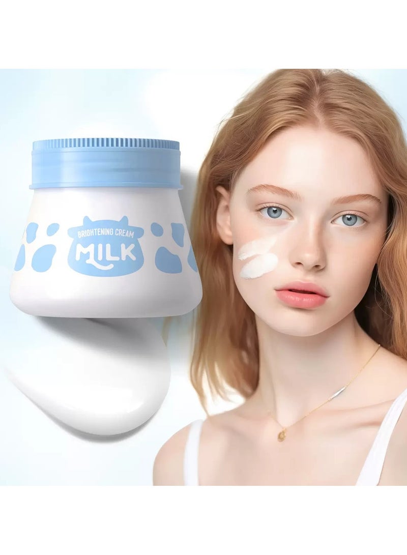 لايكو كريم تفتيح البشرة النباتي بالحليب، يرطب بعمق، يلين البشرة، لطيف بشكل طبيعي، مناسب لجميع أنواع البشرة - غير دهني، غير مُجرب على الحيوانات 55غ - Image 2