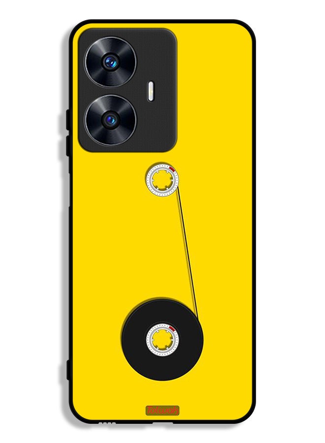 Tolwak Realme C55 Protective Case Cover Cassette Wheel Art - Image 1