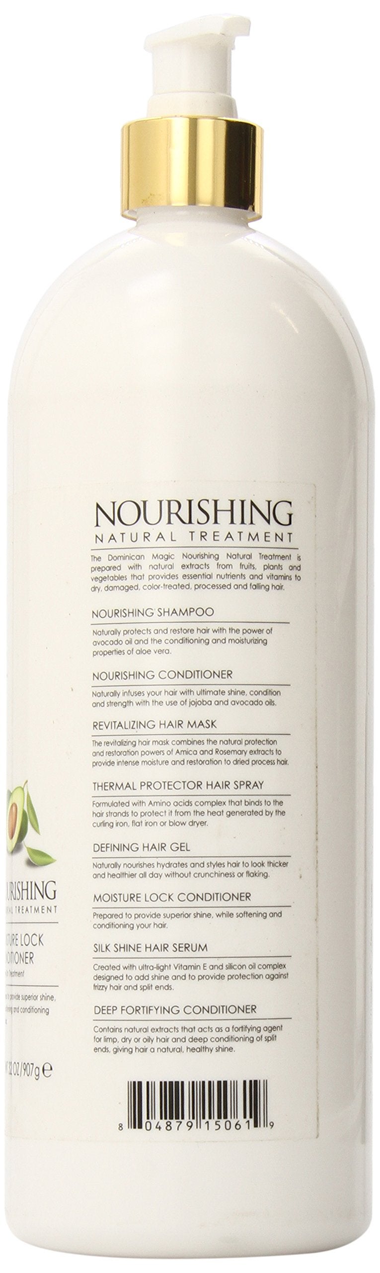 DOMINICAN MAGIC Moisture lock Leave-In Conditioner 32.oz - Image 2