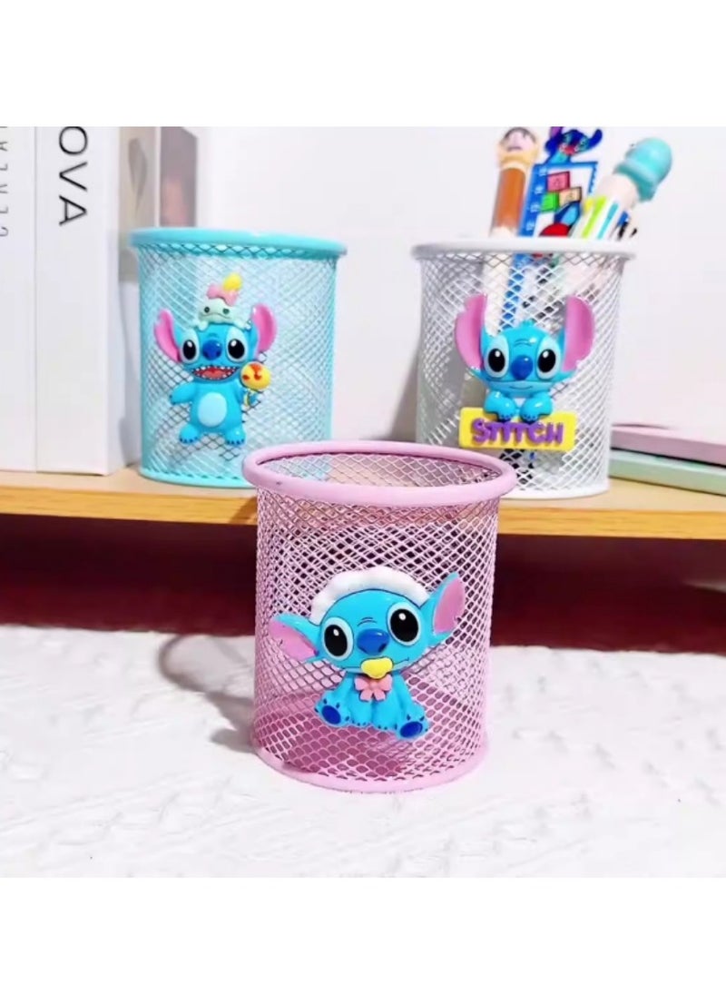 Disney Disney Stitch Pen Holder – Adorable White Stitch Figure Desktop Organizer with Text Design, Ideal Gift for Disney Lovers, Fun and Functional Office Décor  - Image 2