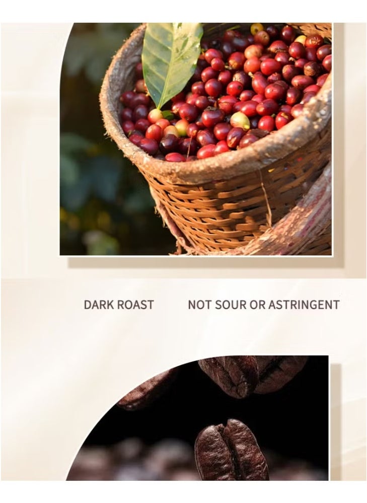 BURTON Mushroom Coffee with Protein and Caffeine, Instant Coffee for Focus, Gut Memory, and Immunity, with Ganoderma Lucidum Extract  - Image 4