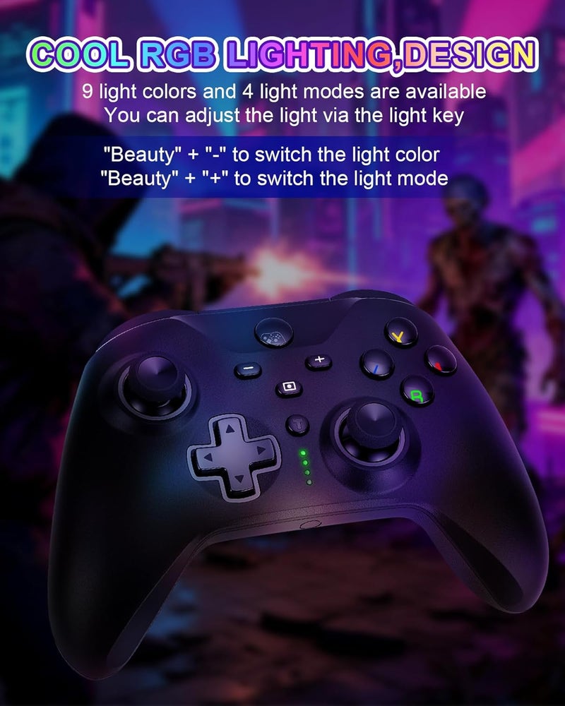 XFIRE-GEAR PC controller, Wireless Controller for Windows PC and Android, with 1000 Hz Polling Rate, Hall Effect Joysticks and Triggers, Remappable L4/R4 Bumpers - Image 2