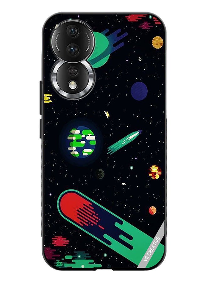 VR CREATIVE Protective Case Cover For Honor 80 Galaxy Design Multicolour - Image 1