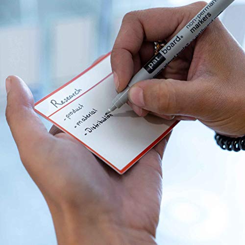 PATBOARD Non-permanent Markers Black 1x (1-2.5mm) - Wet Erase Pen - B - Image 5