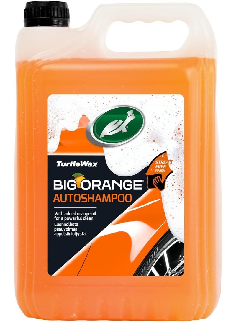 TurtleWax Big Orange Auto shampoo High-Performance Car Wash with Added Orange Oil for a Powerful Clean and Streak-Free Finish. - Image 2