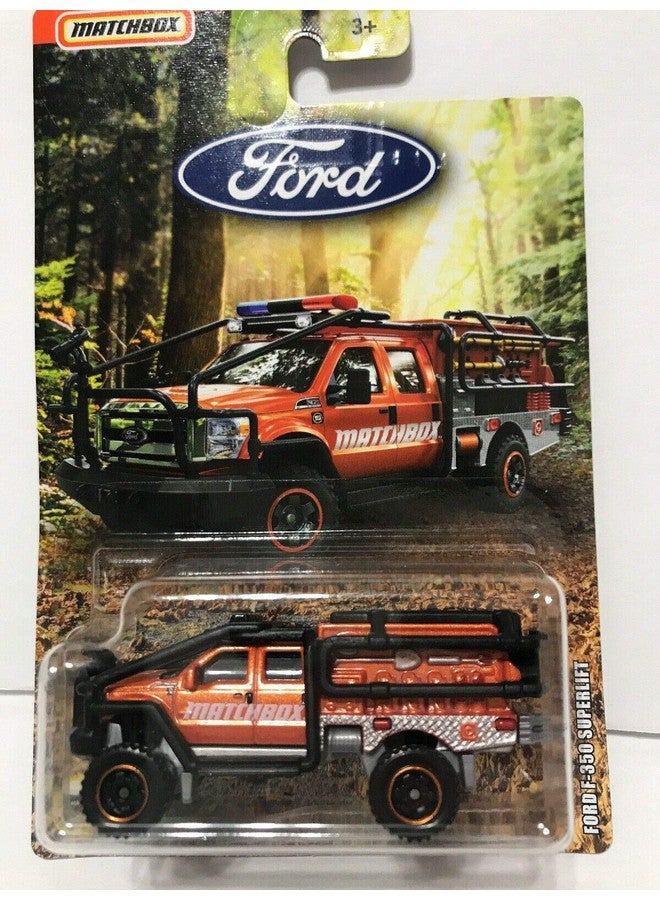 MATCHBOX Ford F350 Superlift Orange - Image 1