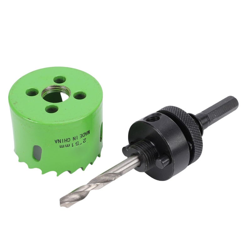 2 Inch Hole Saw With Dust Bowl For Recessed Lighting Wood Plastic Metal Drywall - Image 5