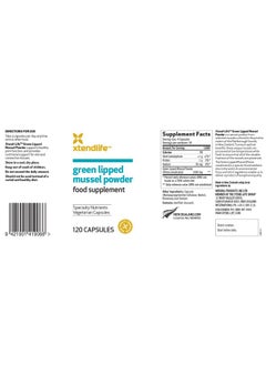 xtendlife Xtendlife  Green Lipped Mussel Powder  Extra Strength New Zealand Green Lipped Mussel 2400Mg Per Serving  For Joint Health  Inflammation Management  120 Capsules One Month Supply  - Image 3
