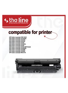 The Line The line 504A CE251A Compatible Color Toner Cartridge for HP Color Laserjet CM3525| 3525DN| 3525N| 3525X| 3530| 3530FS| 3530MF| 3530 MFP| 3520| 3520DN| 3520N| 3520X| 3525| 3525DN| 3525N| 3525X/M551N  - Image 3