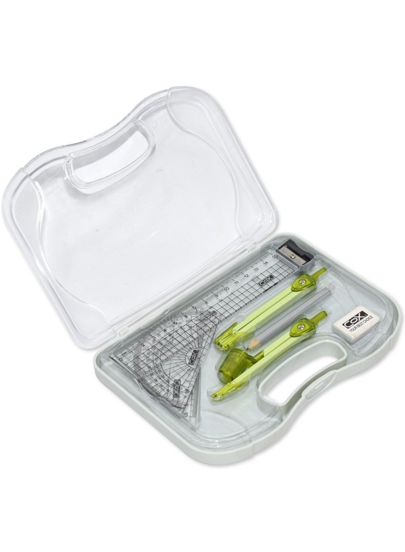 COX مجموعة أدوات الرياضيات من COX، 9 قطع، صنع في تايوان CXMSM2510 - Image 2