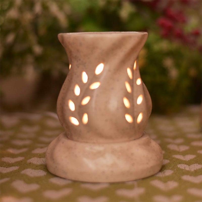 Jetwals Ceramic Electric Aroma Oil Diffuser Natural Air Freshener with Fragrance for Home Electric Diffuser