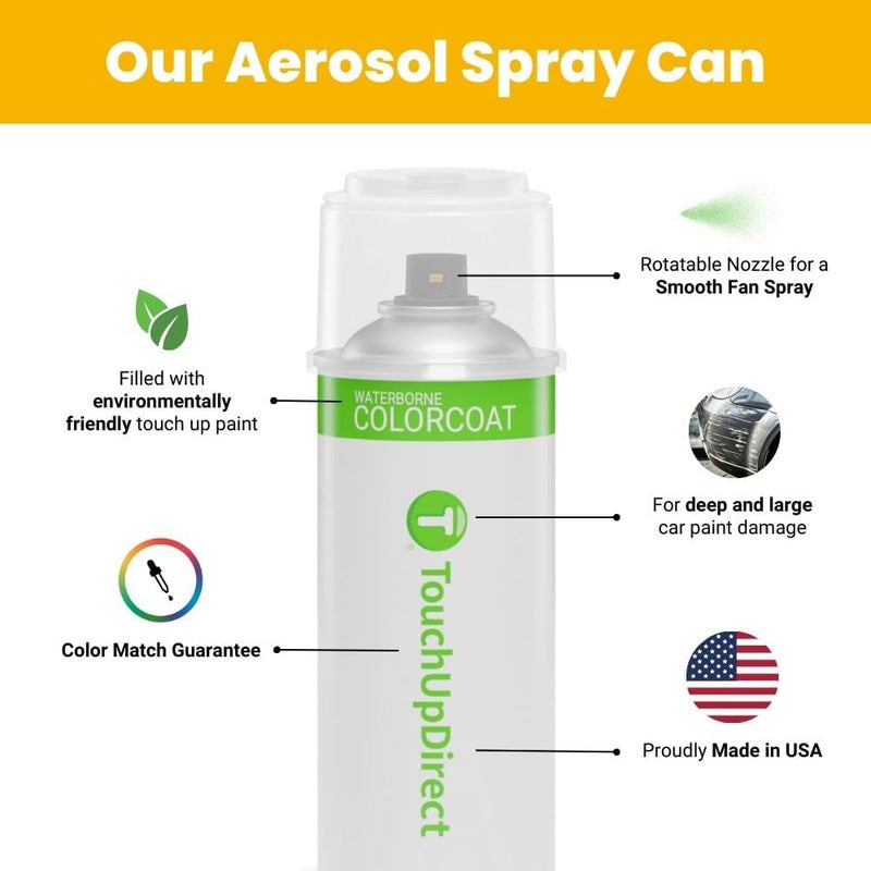 TouchUpDirect 1J9 Celestial Silver Metallic Compatible with Toyota Exact Match Touch Up Paint Aerosol - Essential Kit - Image 2
