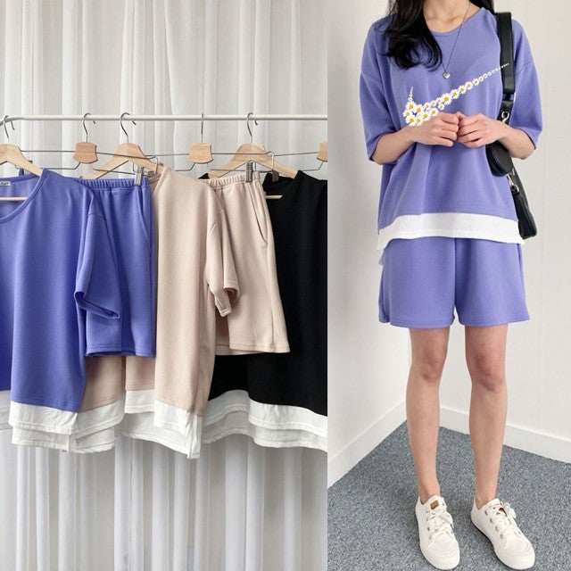 2023 Spring Summer Womens Sporty Chic Outfit Set Khaki  - Image 4