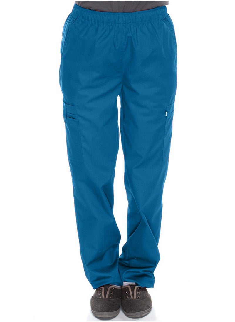 Meridian Meridian Lab Uniforms Tailored Fit Classic cargo Scrub Pants Sporty and Comfy Full Elastic Scrub Pant Full Elastic Waistband Jogger for Men and Women  - Image 1