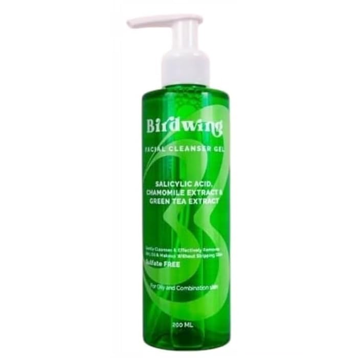 Birdwing Facial Cleanser Gel for Oily Skin with Salicylic Acid – 2-Pack Offer - Image 1